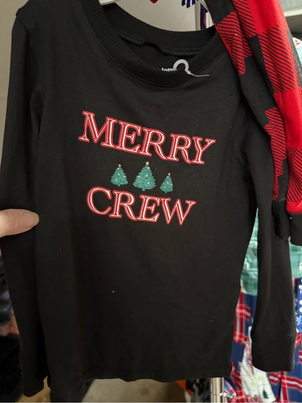 Black Holiday MERRY Crew size 2T